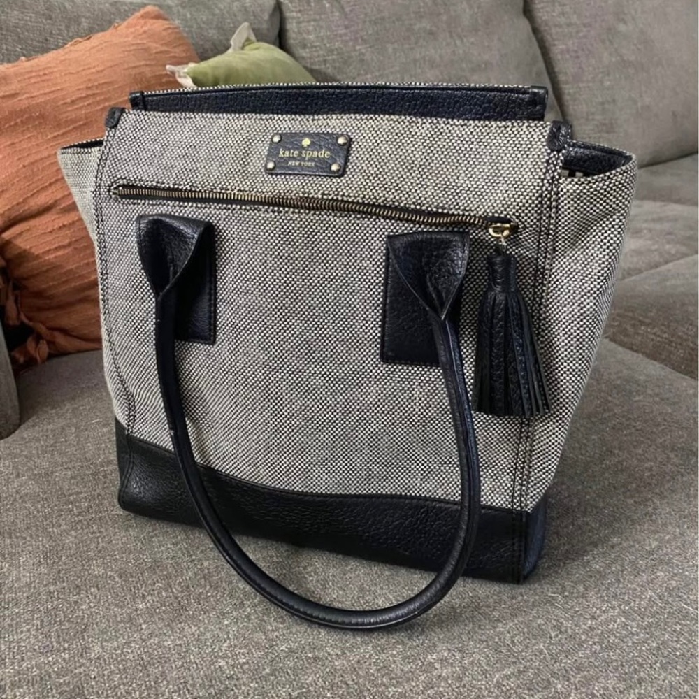 Kate Spade Black and white Women's Tote Bag